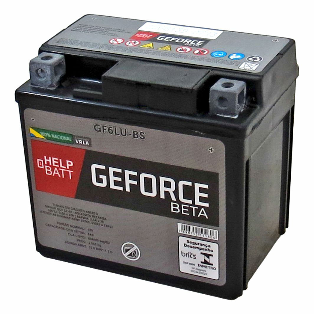 Bateria GF6LU-BS 12V 6AH TITAN 150 ESD/FAN