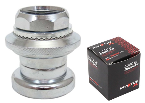  Movimento Direção Inglês Cromado C/ Trava C/ Colar Aço