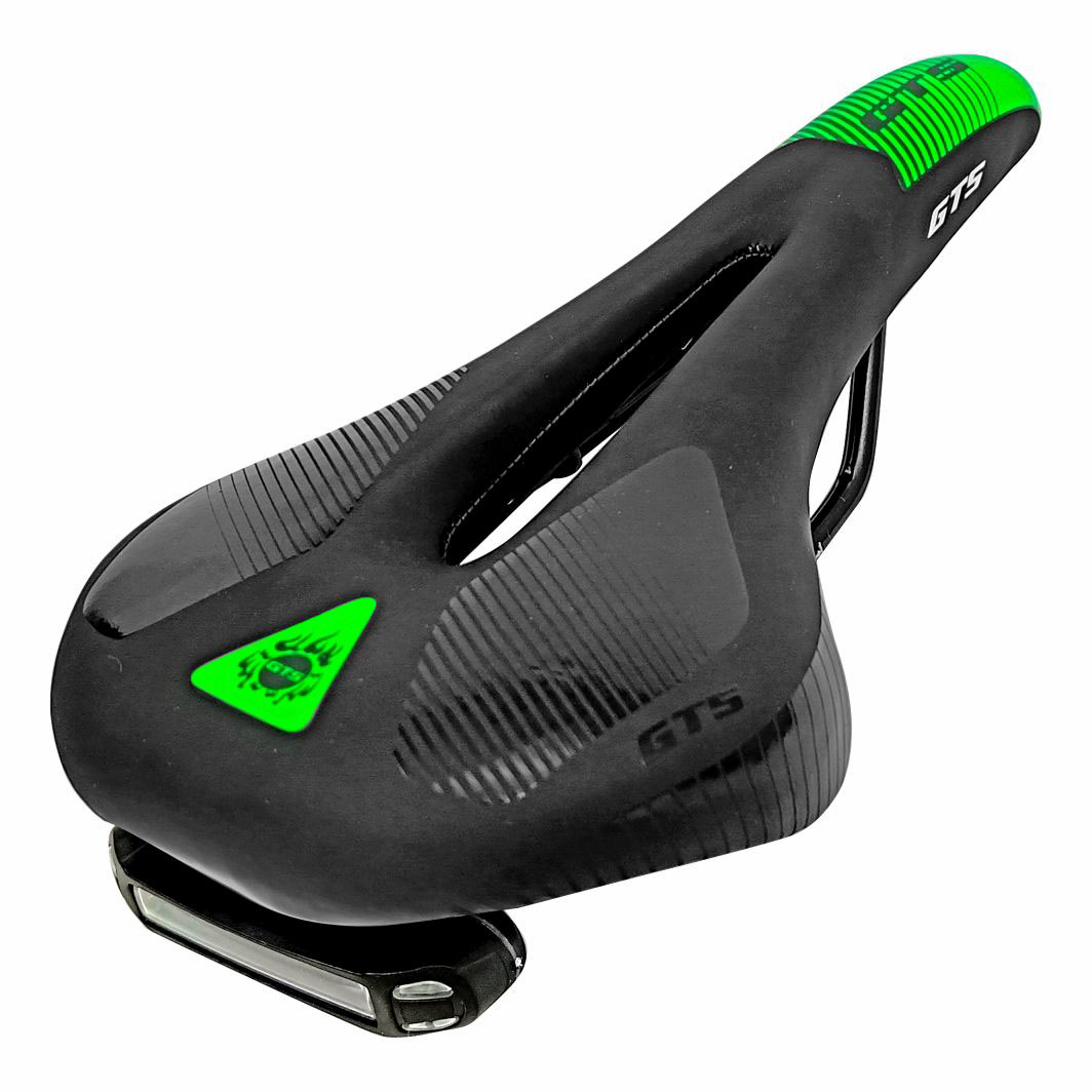 Selim / Lanterna USB MTB Vazado Neon Verde