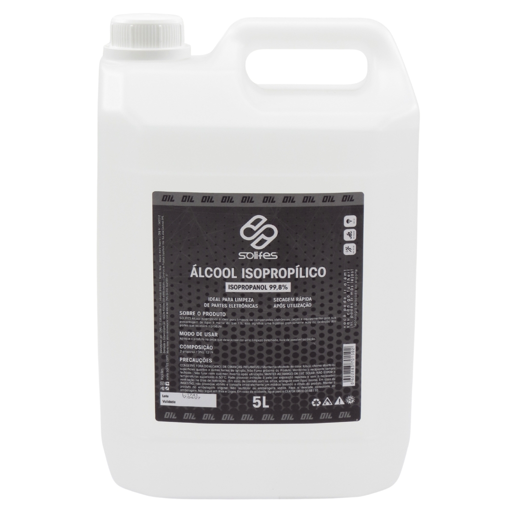 Álcool Isopropilico 5 Litro
