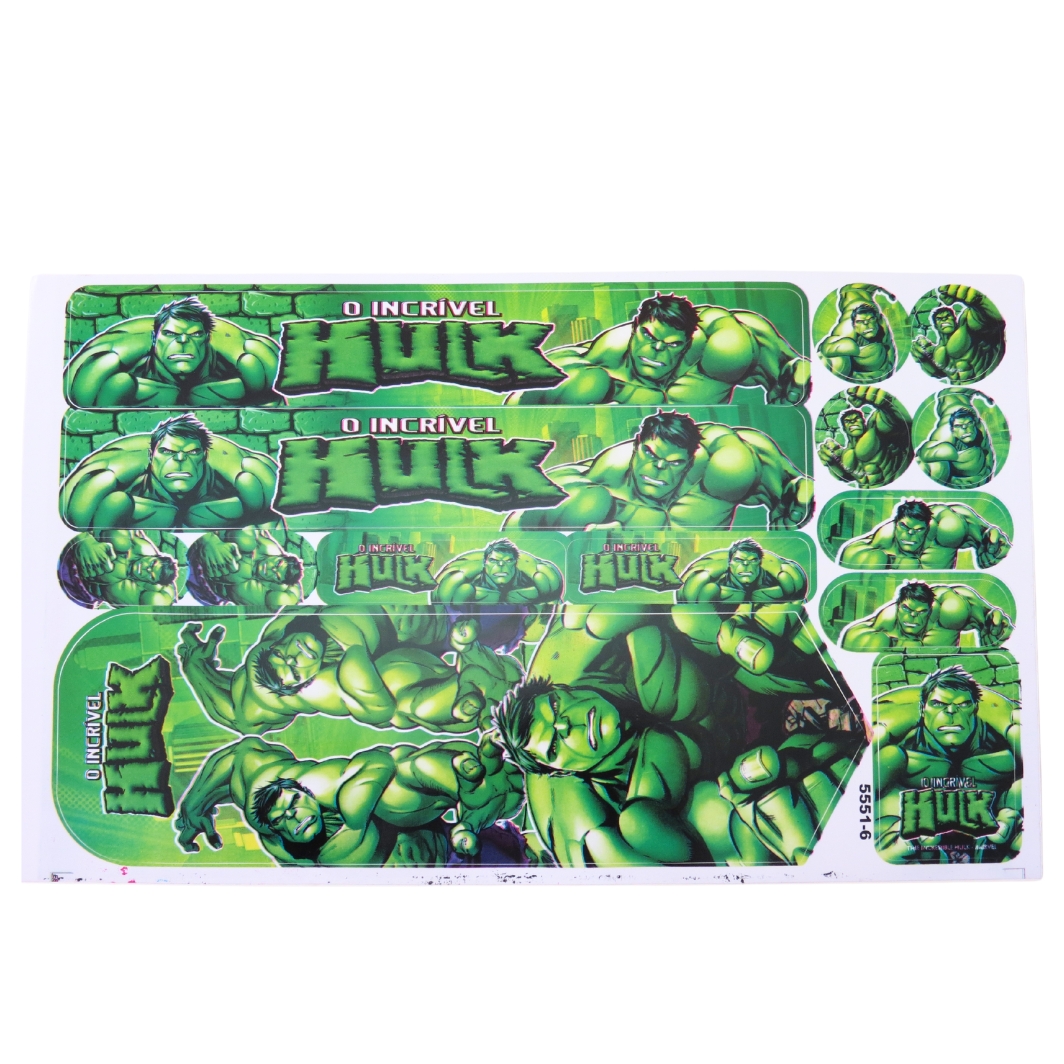 Adesivo Vinil Infantil Hulk