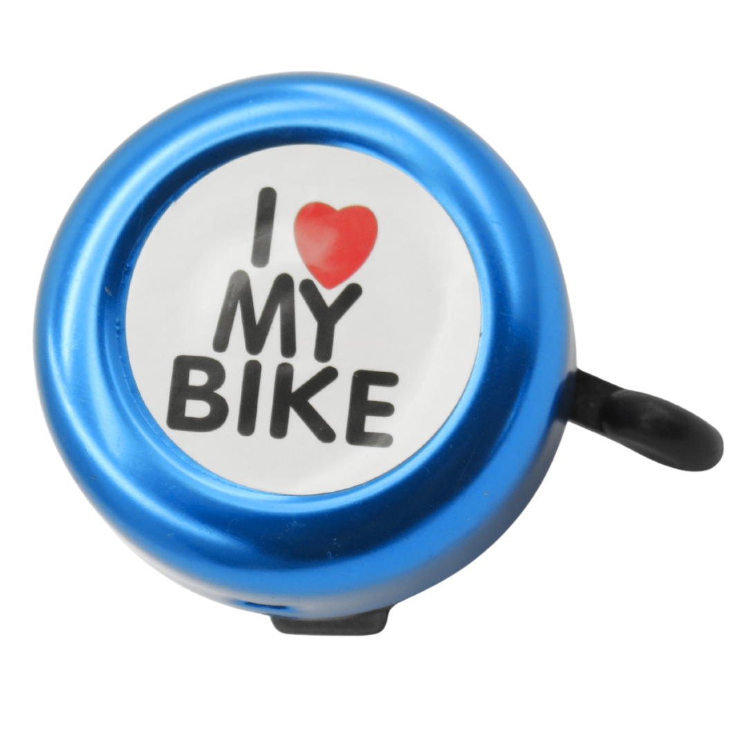 Campainha Love Bike Alumínio/Plástico Azul