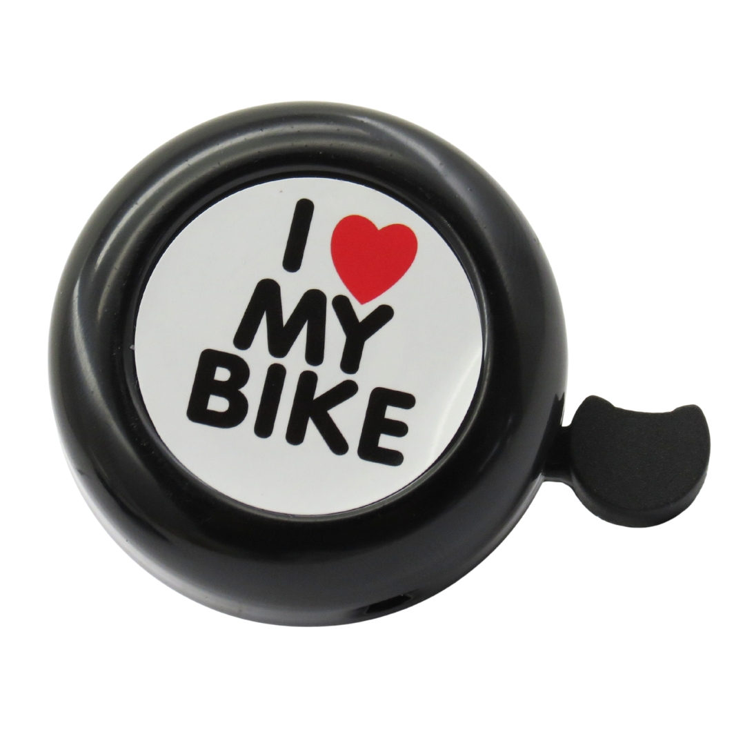 Campainha Love Bike Alumínio/Plástico Preta