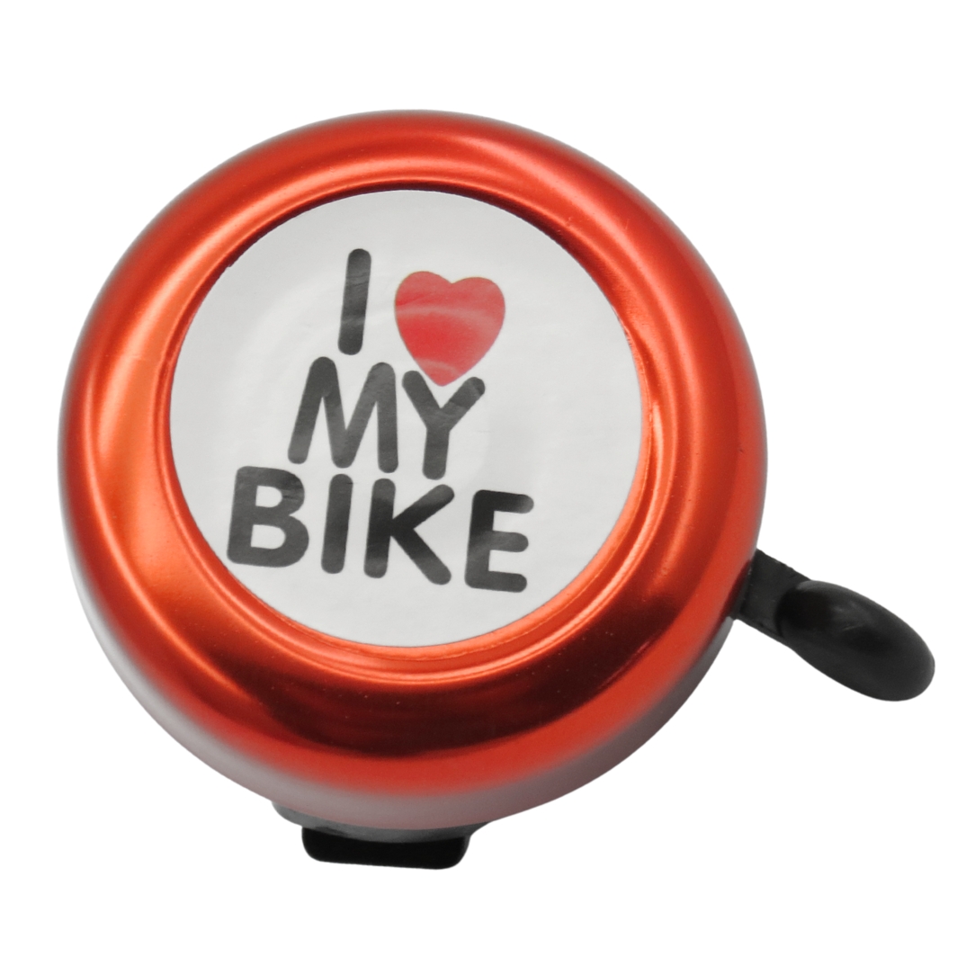 Campainha Love Bike Alumínio/Plástico Vermelha
