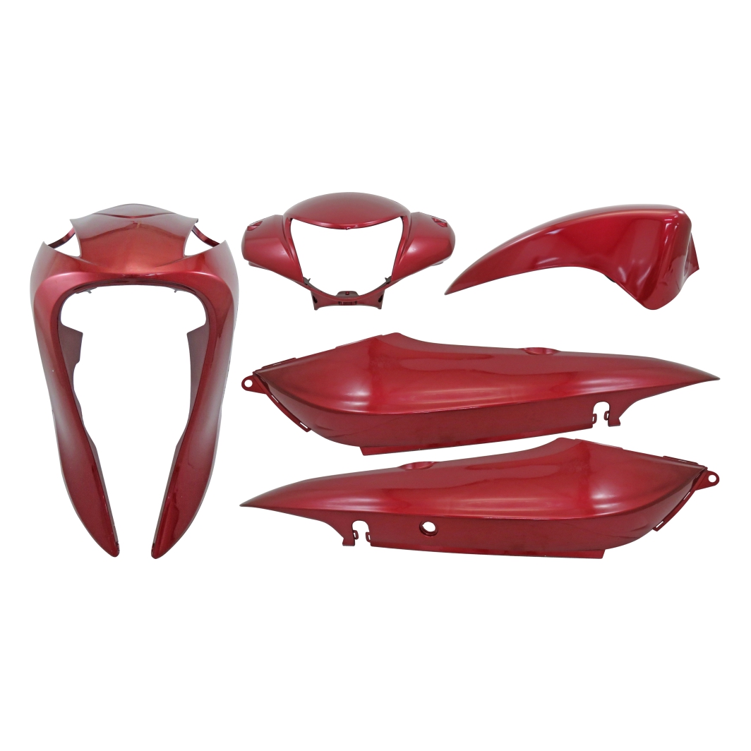 Carenagem Completa BIZ 125 13-15 Vermelho Pimenta