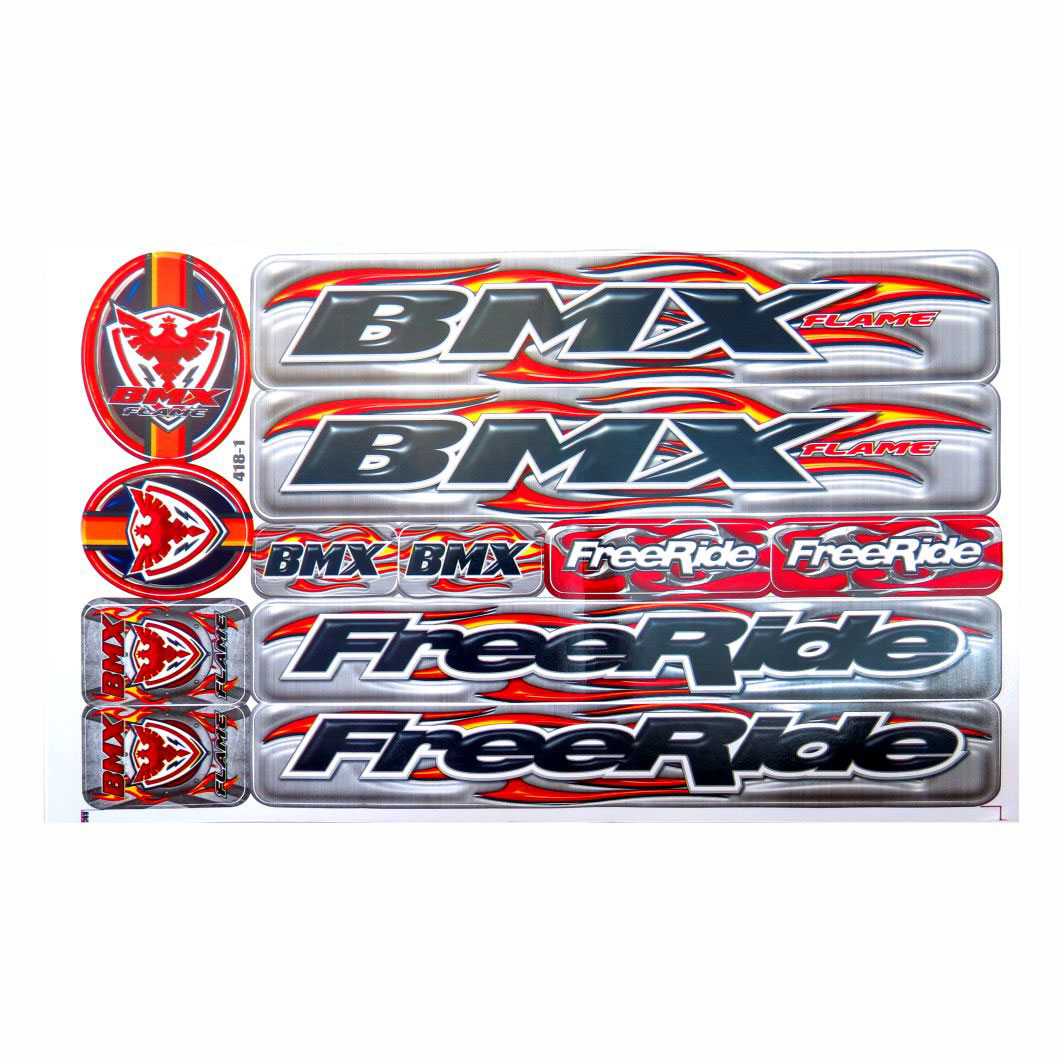Adesivo Vinil Free Ride BMX 418-1