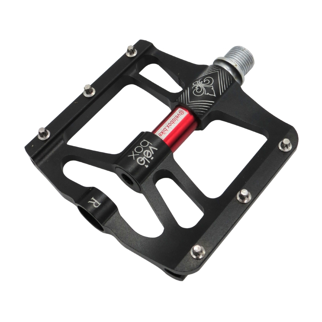 Pedal C/ Rolamento 9/16 Alumínio Preto Agile S619S