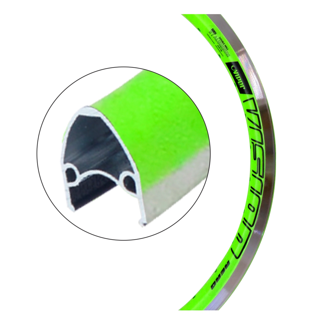Aro Aluminio 20 Vision Neon Verde