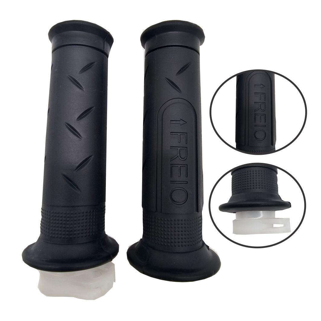 Manopla BIZ 125 25 Com Roldana, Com Furo Escrita Freio 