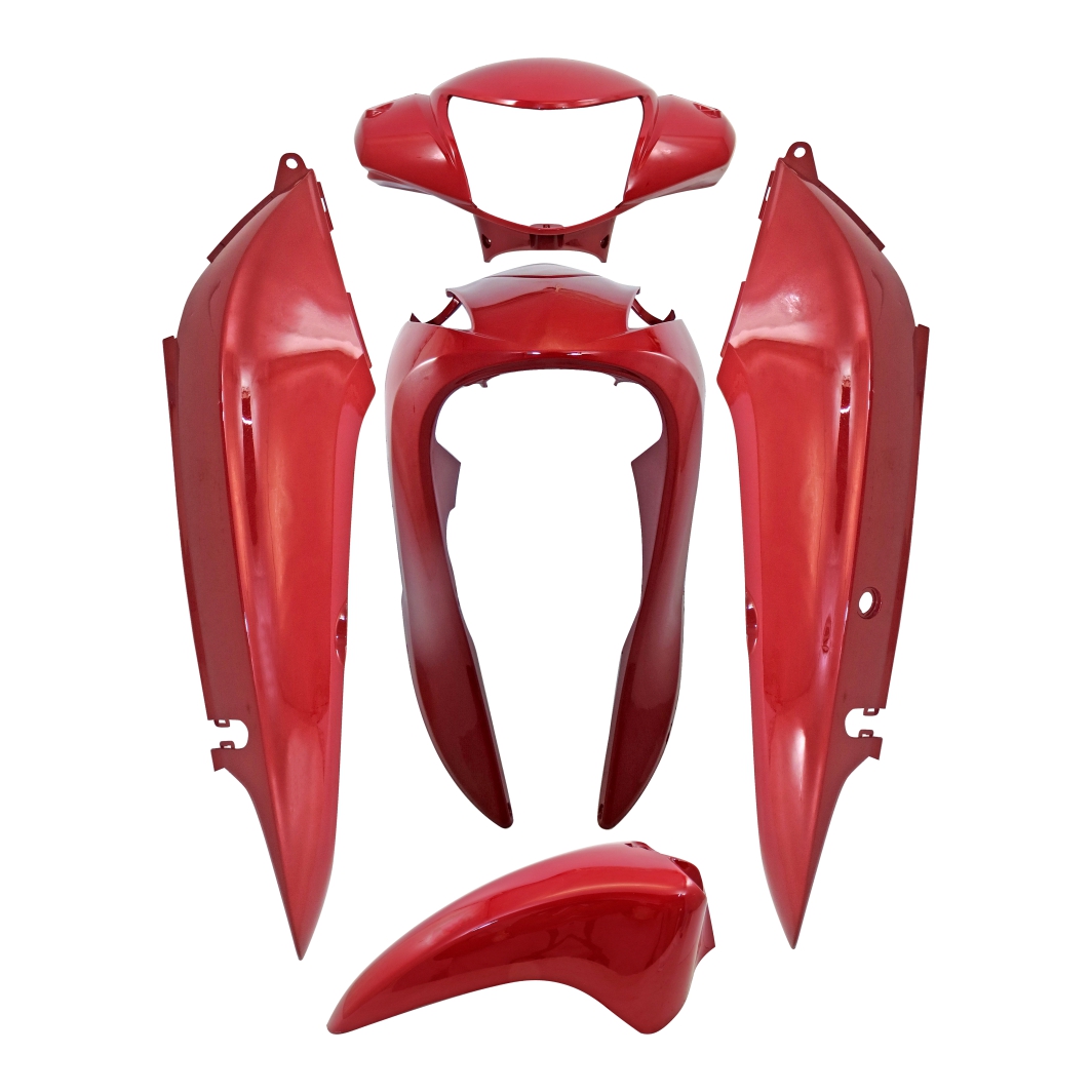 Carenagem Completa BIZ 110I 2017 Vermelho