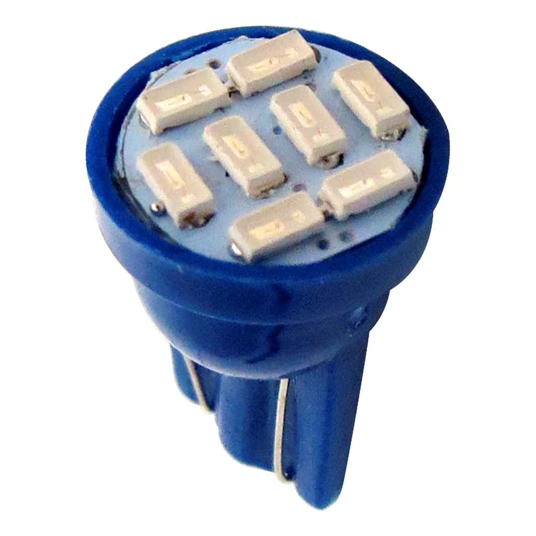 Lampada Painel 12V C/ 8 Led Azul