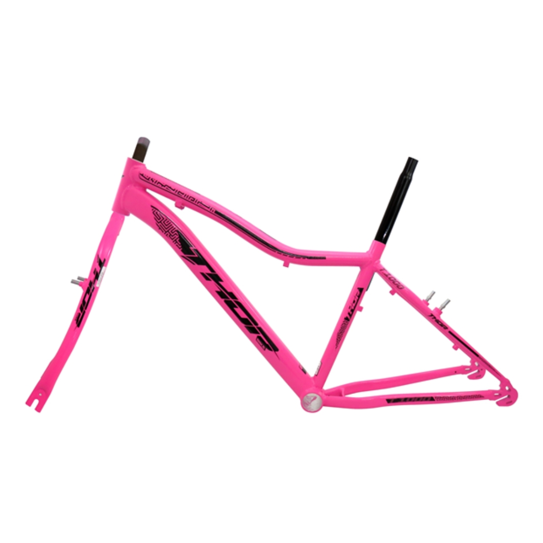 Kit 26 Aluminio 45 MM MTB Rosa Chiclet C/Peças