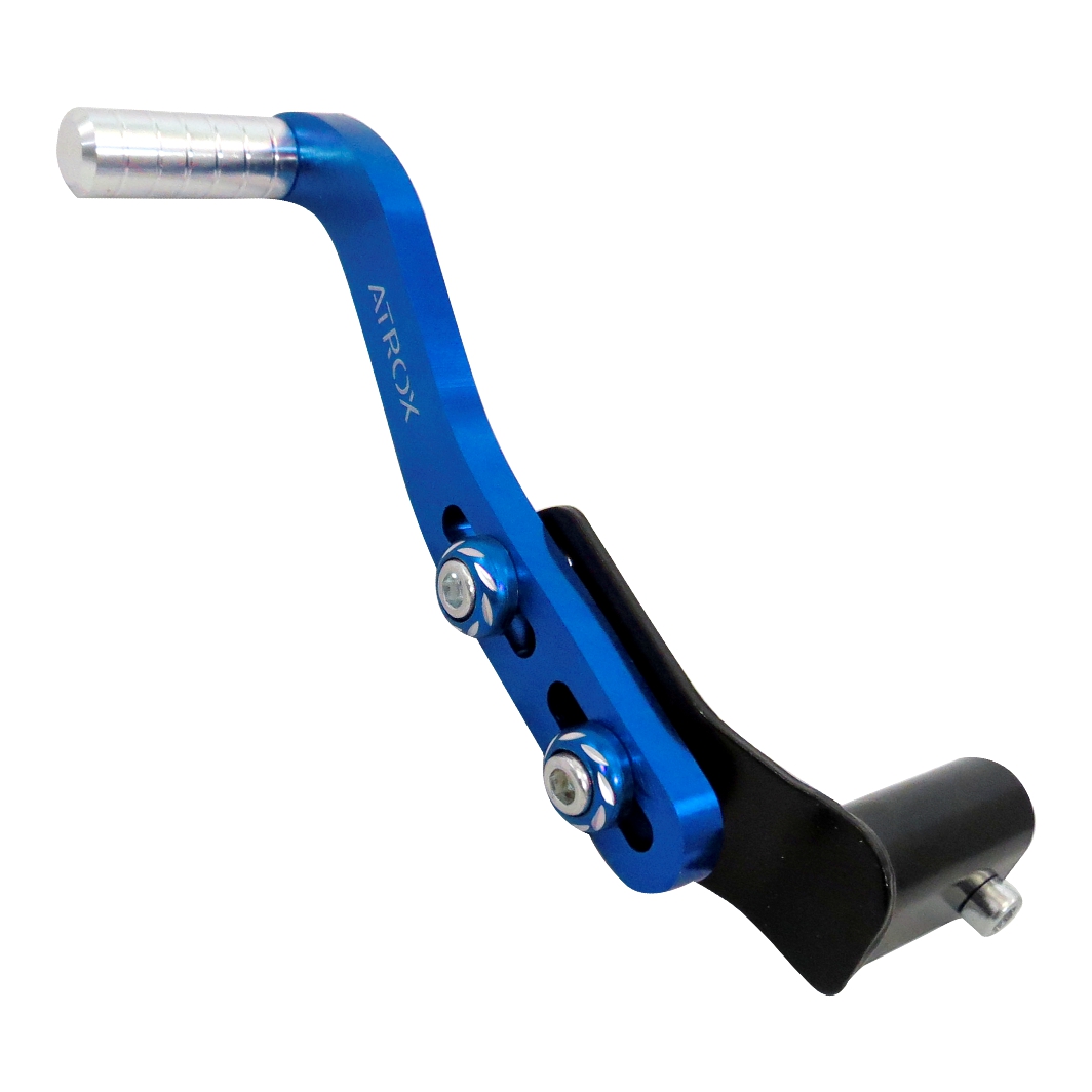 Pedal Cambio Modelo Esportivo Universal Prata/azul
