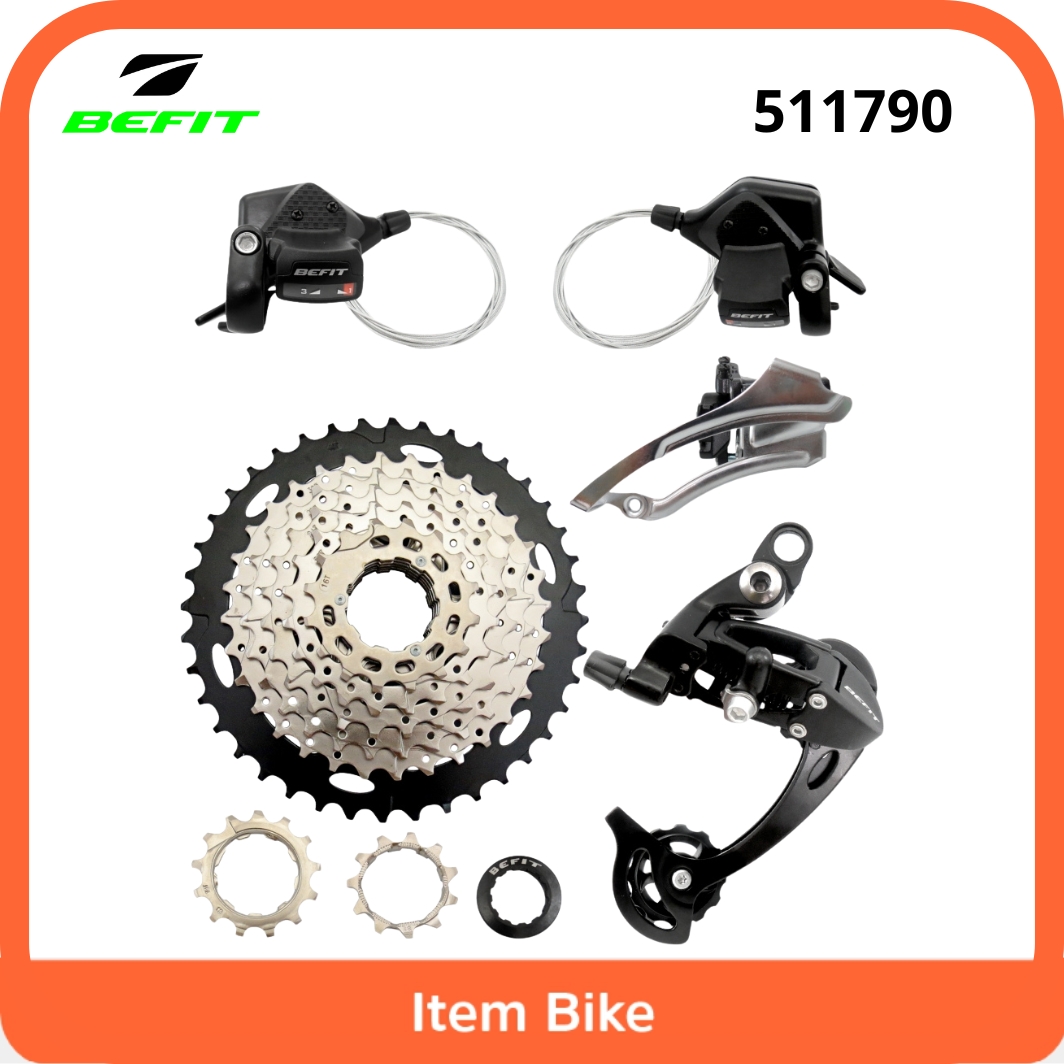 Kit Cambio 8 Velocidades C/ Cassete 11/40