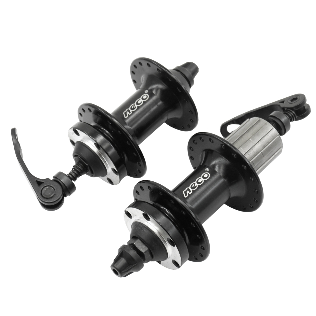 Cubo Dianteiro/Traseiro K7 12 Velocidades 36F Com Rolamento Preto Disco
