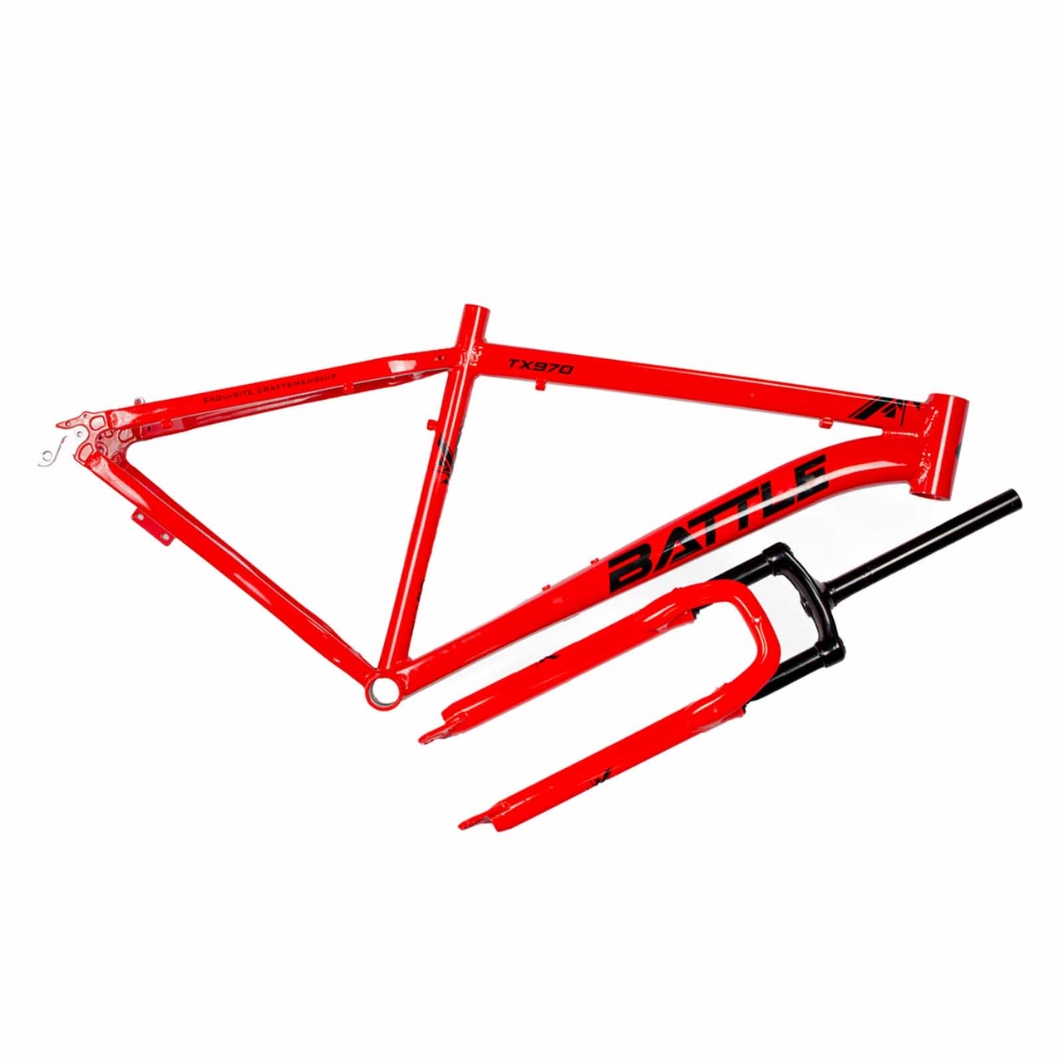 Quadro 29/Garfo C/ Suspensão 18 Vermelho/Preto YS9054