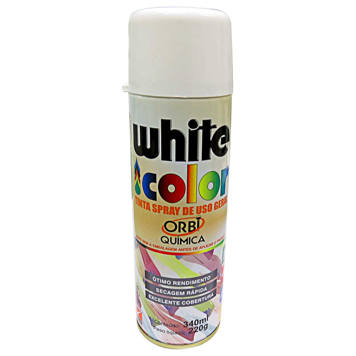 Tinta Spray Branco Brilhante 340ml