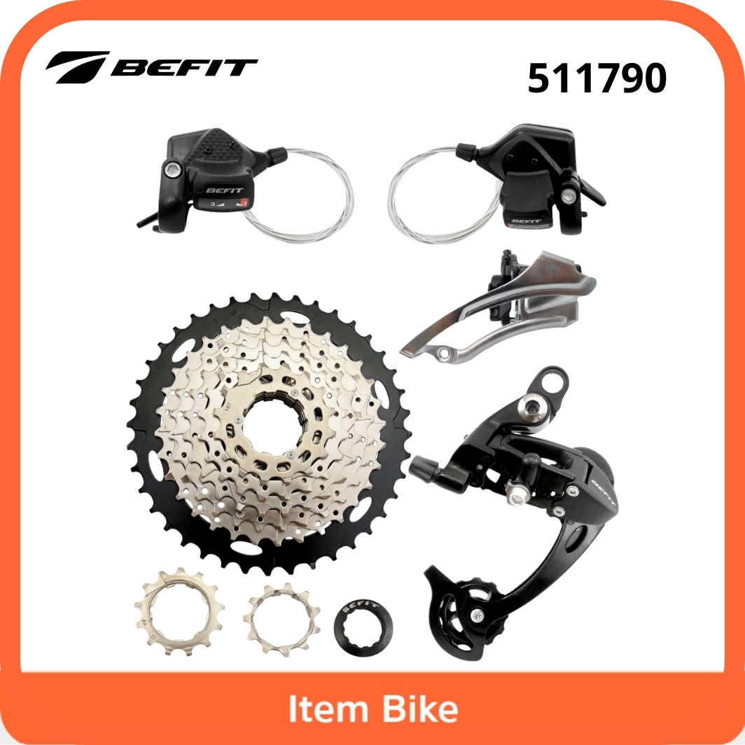 Kit Cambio 8 Velocidades C/ Cassete 11/40