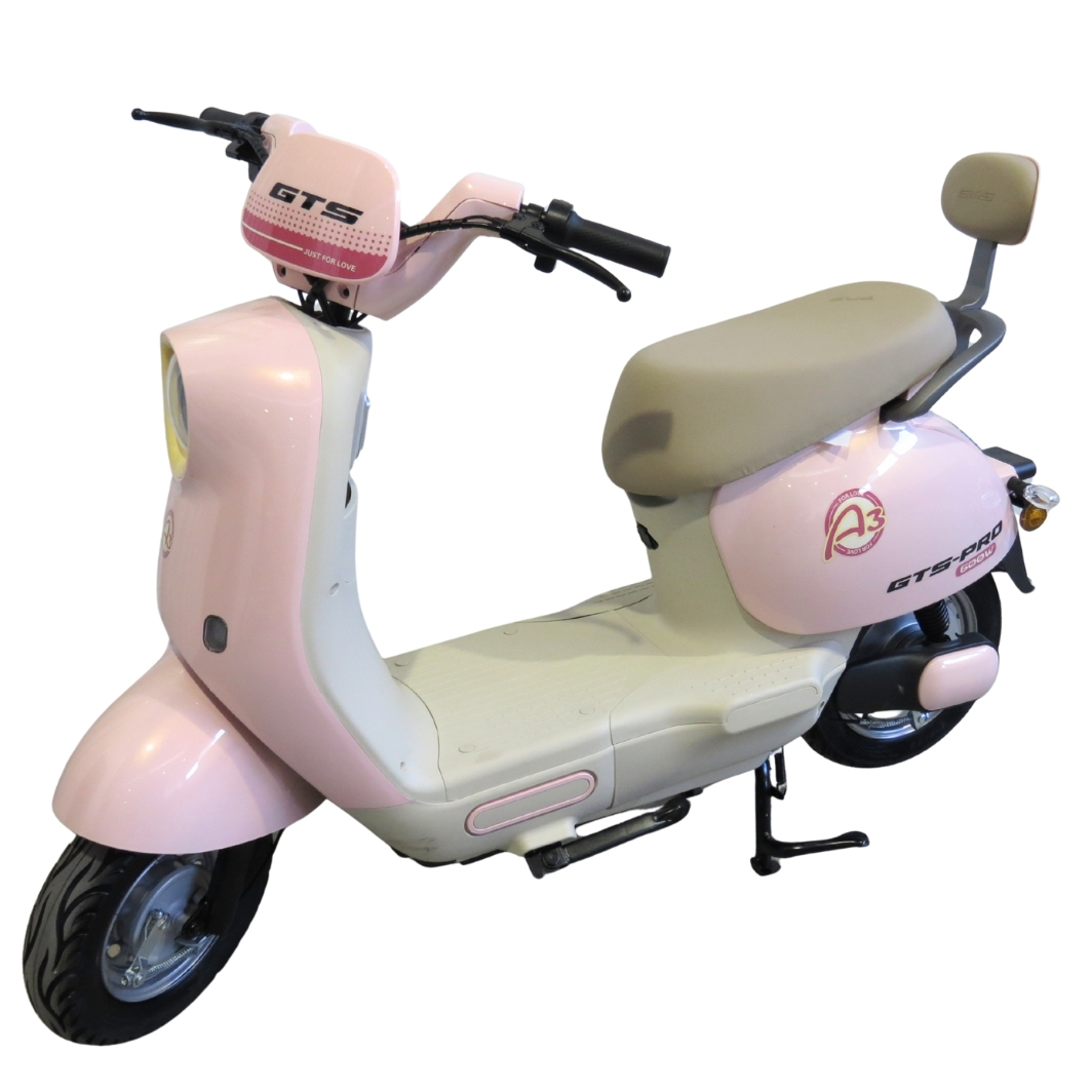 Bicicleta Elétrica 600W Branca/Verde A3