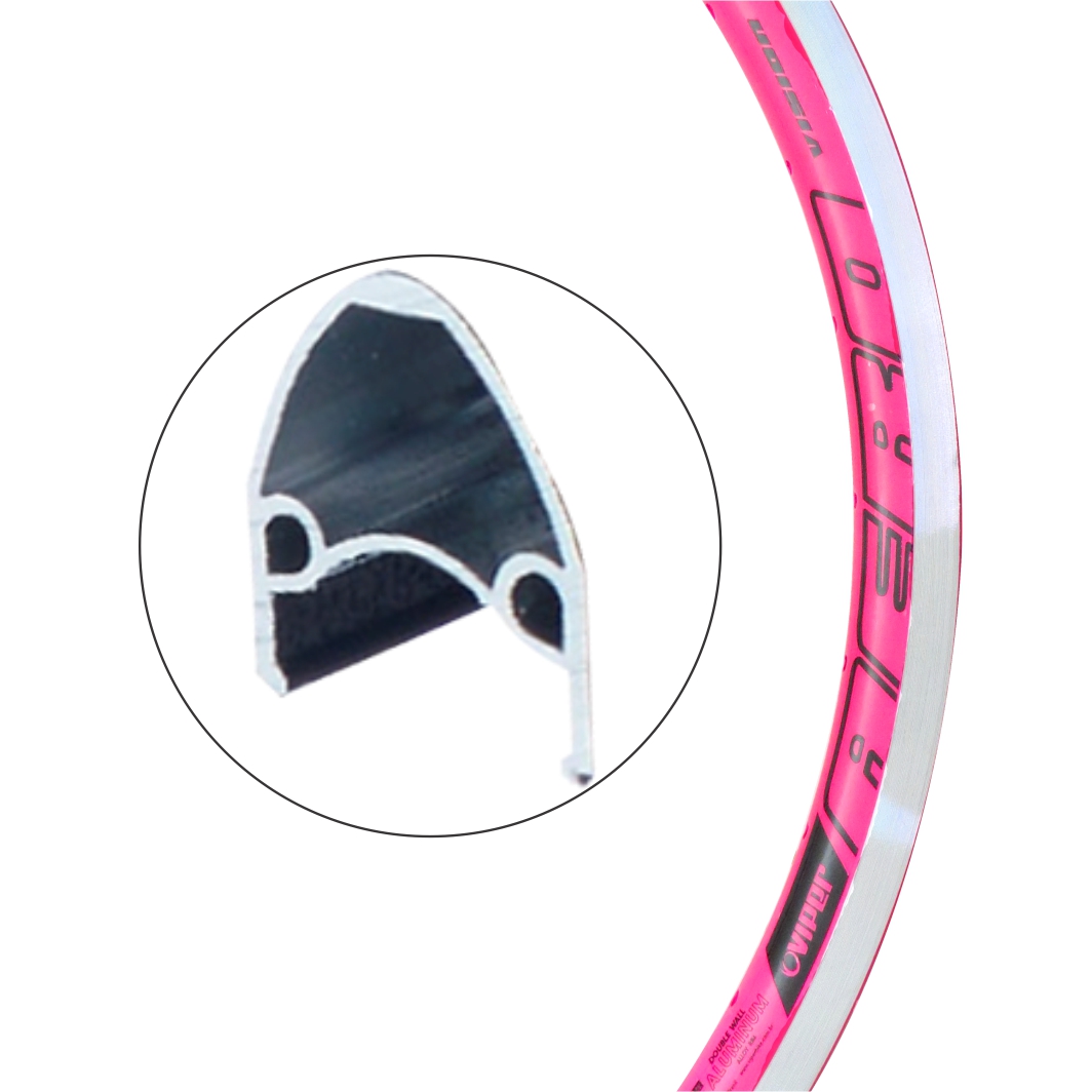 Aro Aluminio 24 Vision Neon Rosa