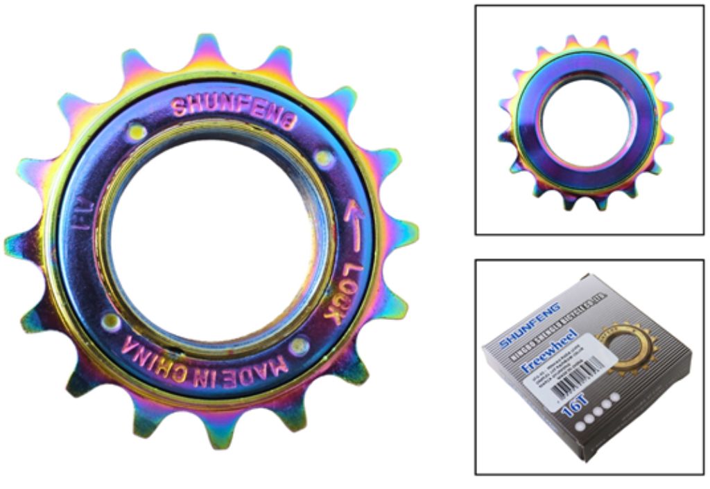 Roda Livre 16D Com Esfera Camaleão