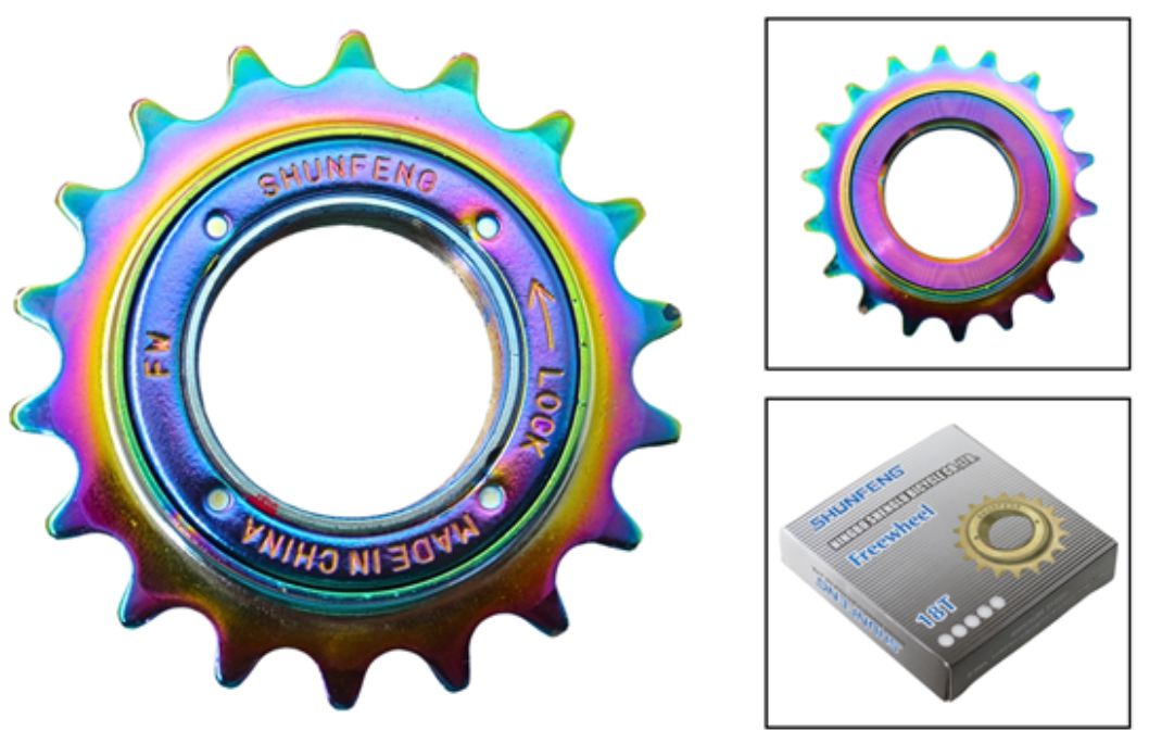 Roda Livre 18D Com Esfera Camaleão