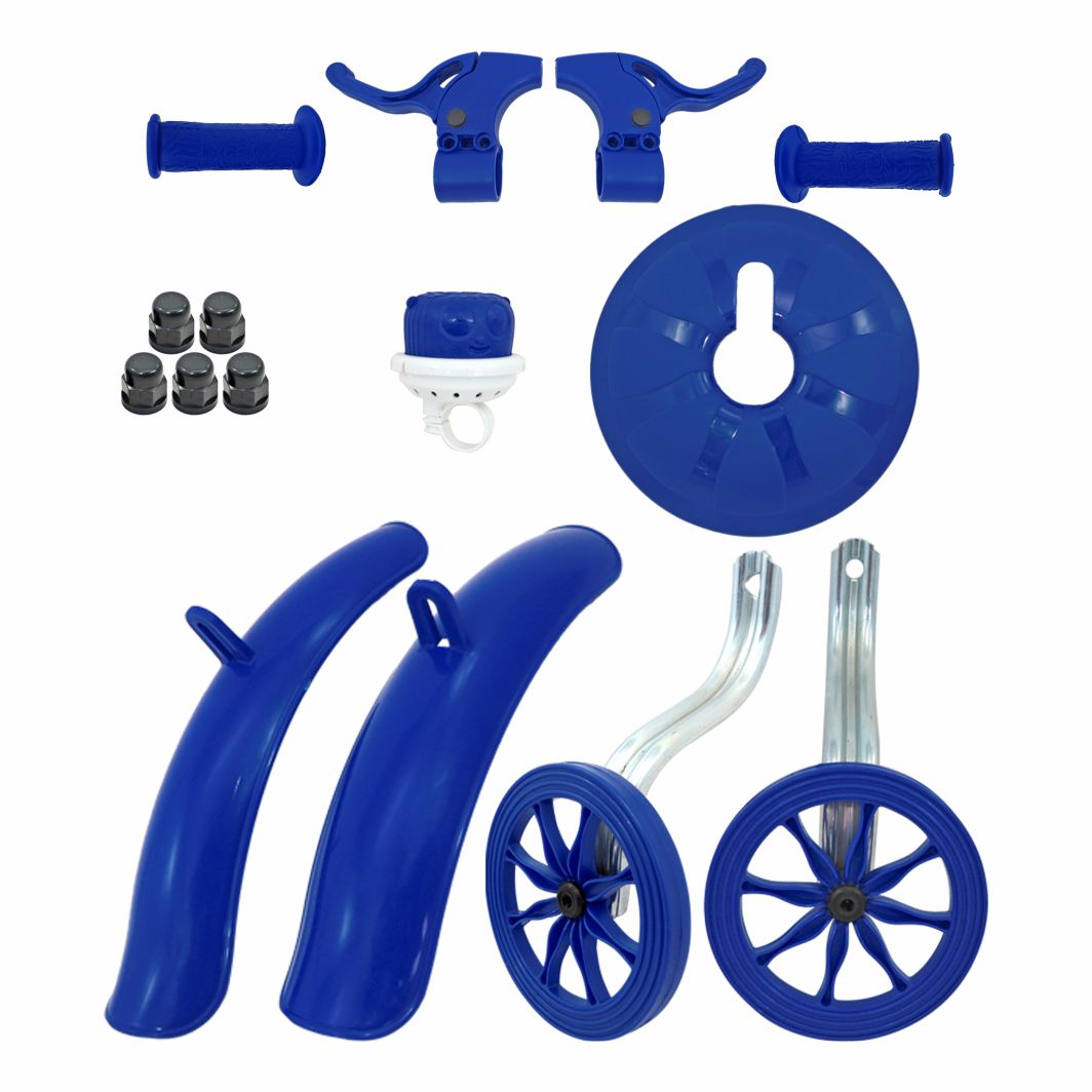 Kit 16 Plásticos/ Roda Azul