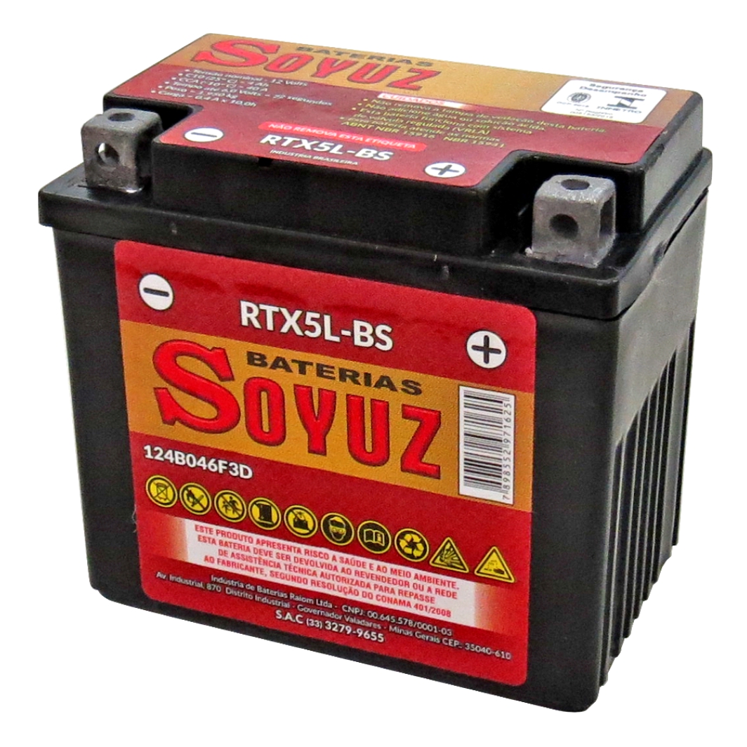 Bateria RTX5L-BS 12V 4AH TITAN 125 ESD/NXR