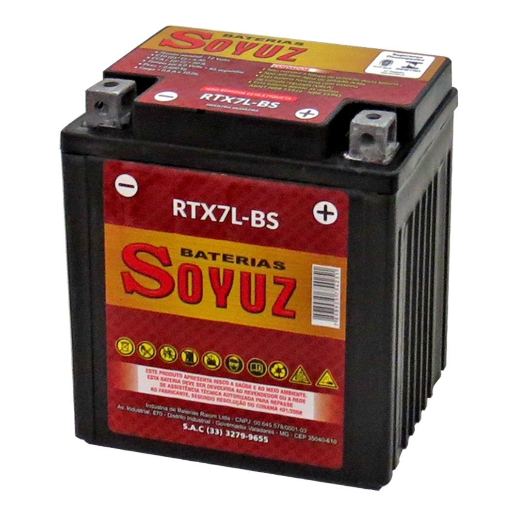Bateria RTX7L-BS 12V 7AH CBX 250/XR 250