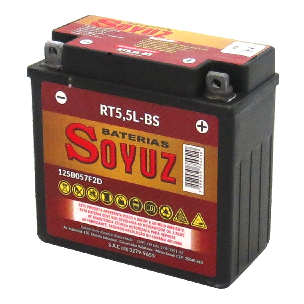 Bateria RT5,5L-BS 12V 5,5AH YBR 125